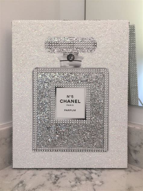 chanel no 5 glitter picture|Amazon.com: Chanel No 5 Wall Art.